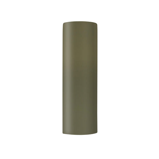 Justice Designs - CER-5407W-MGRN - One Light Outdoor Wall Sconce - Ambiance - Matte Green