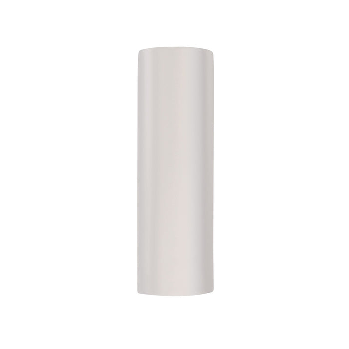 Justice Designs - CER-5407W-WTWT - One Light Outdoor Wall Sconce - Ambiance - Gloss White (outside and inside of fixture)