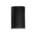 Justice Designs - CER-5500-CRB - Wall Sconce - Ambiance - Carbon - Matte Black