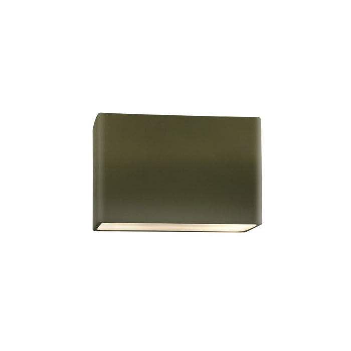 Justice Designs - CER-5640W-MGRN - One Light Outdoor Wall Sconce - Ambiance - Matte Green