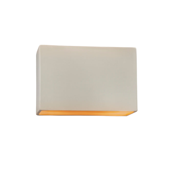 Justice Designs - CER-5655W-MTGD - LED Wall Sconce - Ambiance - Matte White with Champagne Gold internal