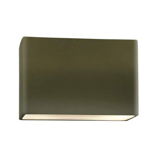 Justice Designs - CER-5658W-MGRN - Two Light Outdoor Wall Sconce - Ambiance - Matte Green