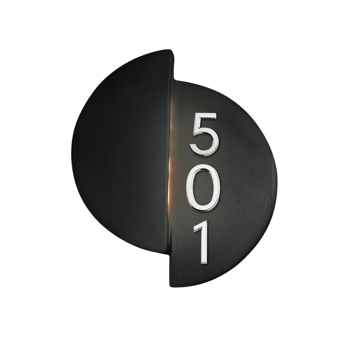 Justice Designs - CER-5675-CRB - LED Wall Sconce - Ambiance - Carbon - Matte Black