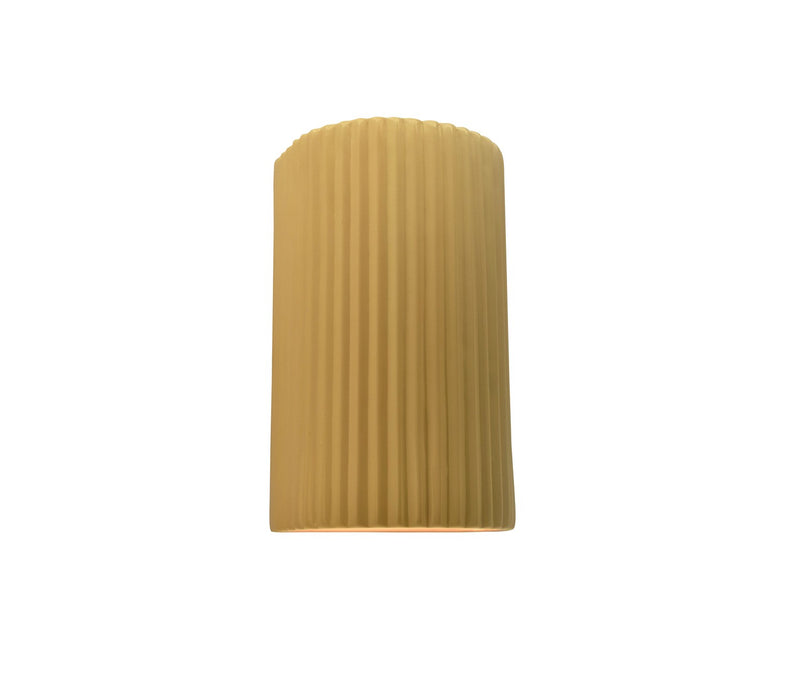 Justice Designs - CER-5740-MYLW - One Light Wall Sconce - Ambiance - Muted Yellow