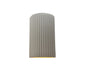 Justice Designs - CER-5740W-MTGD - LED Outdoor Wall Sconce - Ambiance - Matte White w/ Champagne Gold