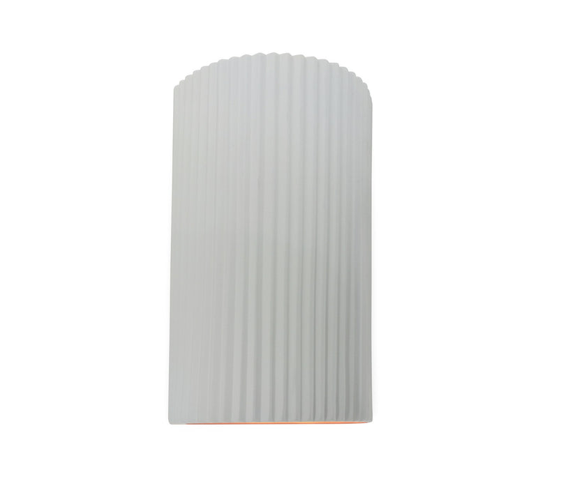 Justice Designs - CER-5745-WHT - Two Light Wall Sconce - Ambiance - Gloss White