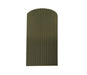 Justice Designs - CER-5745W-MGRN - LED Outdoor Wall Sconce - Ambiance - Matte Green