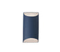 Justice Designs - CER-5750-MDMT - One Light Wall Sconce - Ambiance - Midnight Sky w/ Matte White