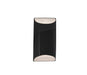 Justice Designs - CER-5750W-BLK - LED Outdoor Wall Sconce - Ambiance - Gloss Black