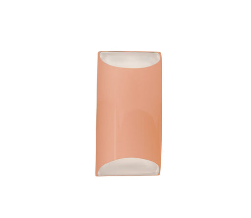 Justice Designs - CER-5750W-BSH - LED Outdoor Wall Sconce - Ambiance - Gloss Blush