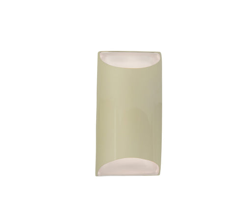 Justice Designs - CER-5750W-VAN - LED Outdoor Wall Sconce - Ambiance - Vanilla (Gloss)