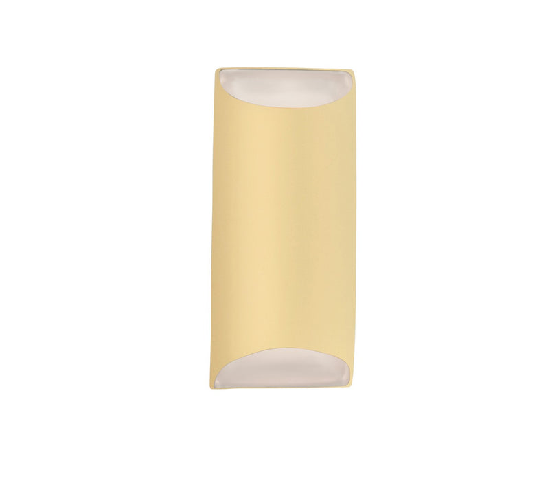 Justice Designs - CER-5755-MYLW - Two Light Wall Sconce - Ambiance - Muted Yellow