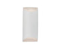 Justice Designs - CER-5755-WTWT - Two Light Wall Sconce - Ambiance - Gloss White (outside and inside of fixture)