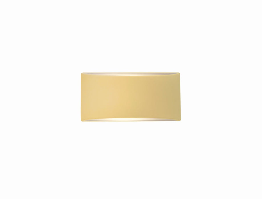 Justice Designs - CER-5760-MYLW - One Light Wall Sconce - Ambiance - Muted Yellow