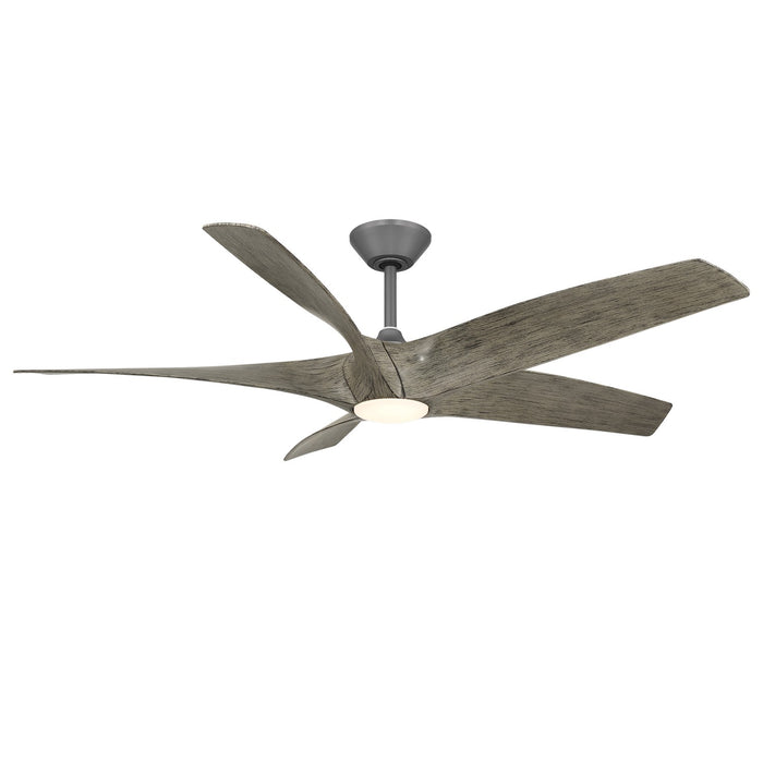Modern Forms Fans - FR-W2401-62L-GH/WW - 62 Inch Ceiling Fan - Zephyr 5 - Graphite/Weathered Wood