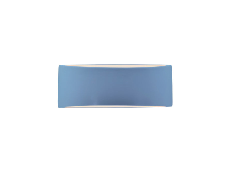 Justice Designs - CER-5765-SKBL - One Light Wall Sconce - Ambiance - Sky Blue