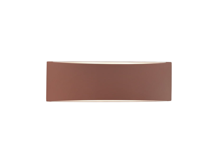 Justice Designs - CER-5767-CLAY - Two Light Wall Sconce - Ambiance - Canyon Clay