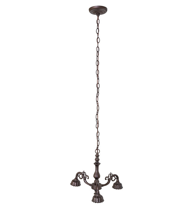 Meyda Tiffany - 10401 - Three Light Pendant Hardware - Victorian - Mahogany Bronze