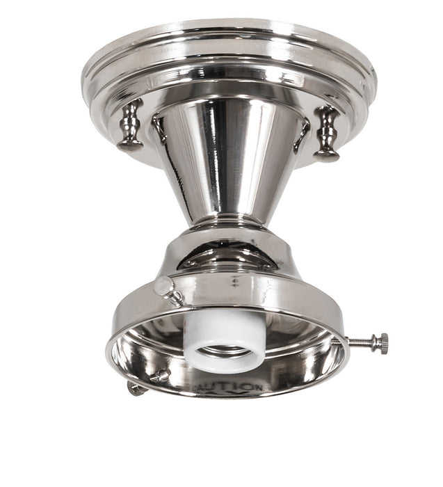 Meyda Tiffany - 145904 - One Light Semi-Flushmount Hardware - Revival - Polished Nickel