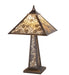 Meyda Tiffany - 231503 - One Light Table Lamp - Lotus Leaf - Antique Copper