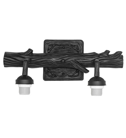 Meyda Tiffany - 241805 - Two light Wall Sconce Hardware - Branches - Solar Black