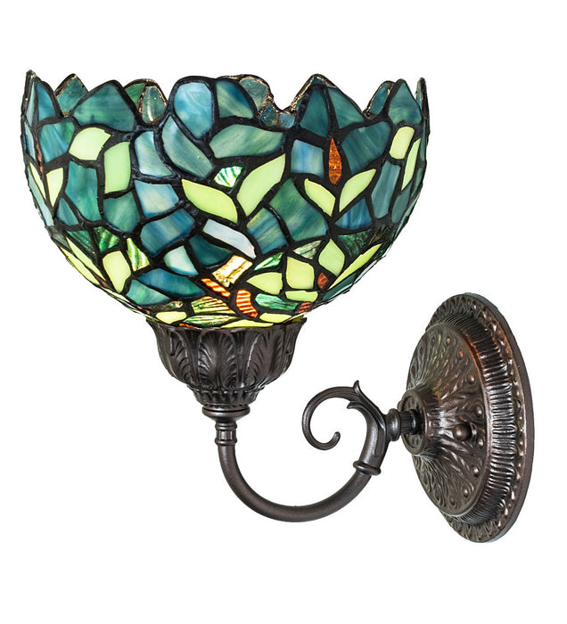 Meyda Tiffany - 245427 - One Light Wall Sconce - Nightfall Wisteria