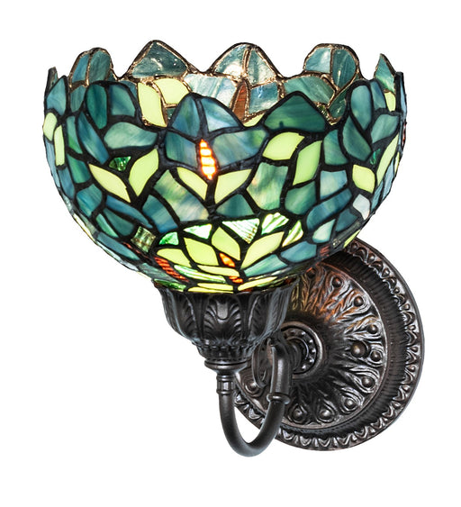 Meyda Tiffany - 245427 - One Light Wall Sconce - Nightfall Wisteria