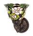 Meyda Tiffany - 245429 - One Light Wall Sconce - Begonia - Mahogany Bronze