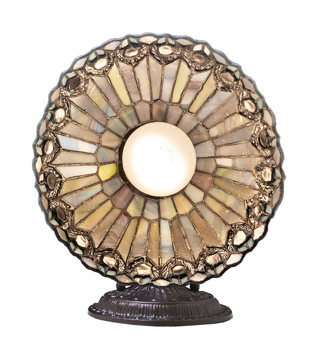 Meyda Tiffany - 245430 - One Light Wall Sconce - Tiffany Jeweled Peacock - Mahogany Bronze