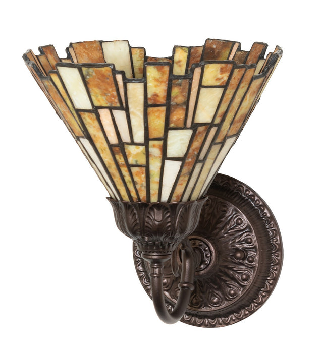 Meyda Tiffany - 245431 - One Light Wall Sconce - Delta - Mahogany Bronze