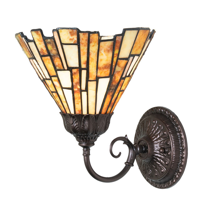 Meyda Tiffany - 245431 - One Light Wall Sconce - Delta - Mahogany Bronze