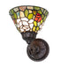 Meyda Tiffany - 245441 - One Light Wall Sconce - Tiffany Rosebush - Mahogany Bronze