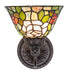 Meyda Tiffany - 245441 - One Light Wall Sconce - Tiffany Rosebush - Mahogany Bronze