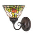 Meyda Tiffany - 245441 - One Light Wall Sconce - Tiffany Rosebush - Mahogany Bronze