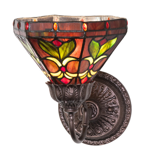 Meyda Tiffany - 245442 - One Light Wall Sconce - Middleton - Mahogany Bronze