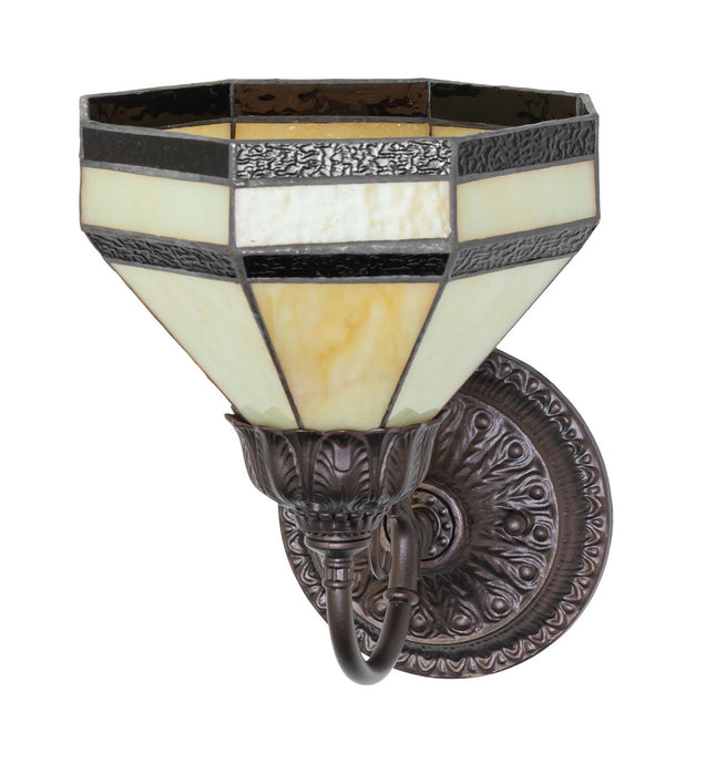 Meyda Tiffany - 245443 - One Light Wall Sconce - Topridge - Mahogany Bronze