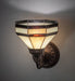 Meyda Tiffany - 245443 - One Light Wall Sconce - Topridge - Mahogany Bronze