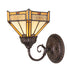 Meyda Tiffany - 245444 - One Light Wall Sconce - Peaches - Mahogany Bronze