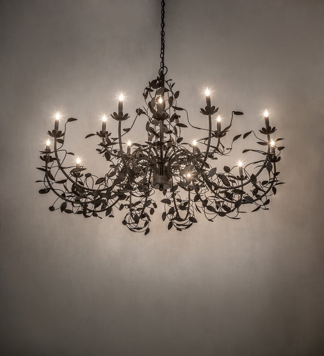 Meyda Tiffany - 267570 - 15 Light Chandelier - Pear Leaf - Oil Rubbed Bronze