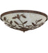 Meyda Tiffany - 270775 - Three Light Flushmount - Branches - Antiquity