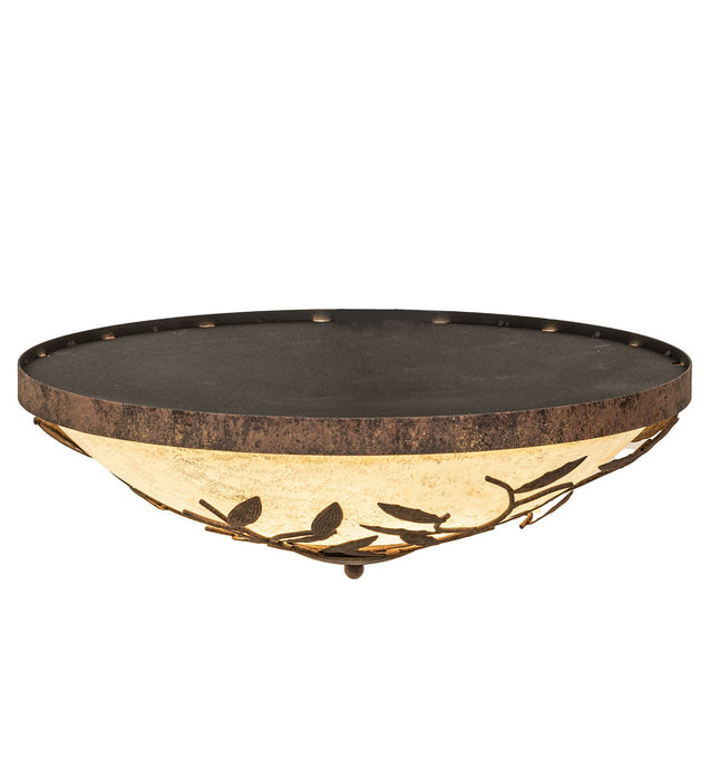 Meyda Tiffany - 270775 - Three Light Flushmount - Branches - Antiquity