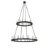 Meyda Tiffany - 270813 - 24 Light Chandelier - Loxley - Textured Black