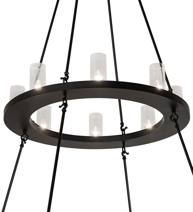 Meyda Tiffany - 270813 - 24 Light Chandelier - Loxley - Textured Black