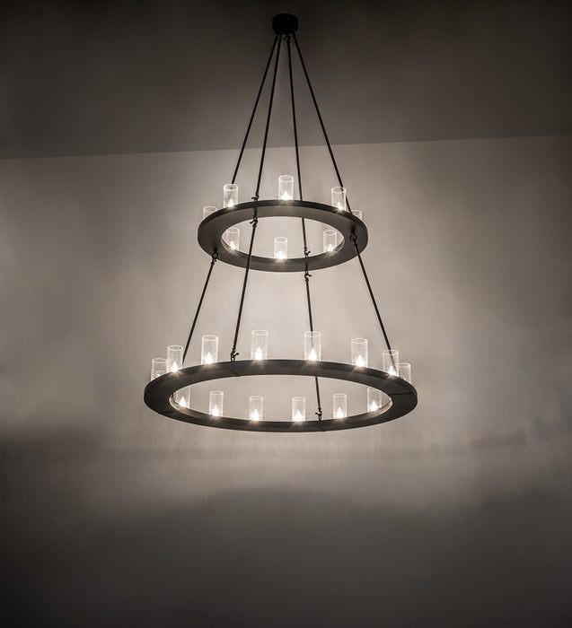 Meyda Tiffany - 270813 - 24 Light Chandelier - Loxley - Textured Black