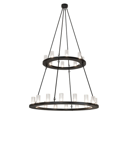 Meyda Tiffany - 270813 - 24 Light Chandelier - Loxley - Textured Black