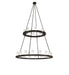 Meyda Tiffany - 270813 - 24 Light Chandelier - Loxley - Textured Black