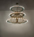 Meyda Tiffany - 271097 - LED Chandelier - Coyle - Brushed Brass/Goldtastic