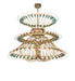 Meyda Tiffany - 271097 - LED Chandelier - Coyle - Brushed Brass/Goldtastic