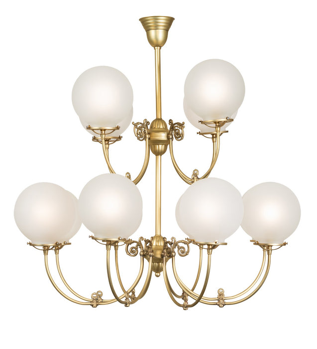 Meyda Tiffany - 271796 - 12 Light Chandelier - Revival - Polished Brass