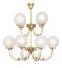 Meyda Tiffany - 271796 - 12 Light Chandelier - Revival - Polished Brass